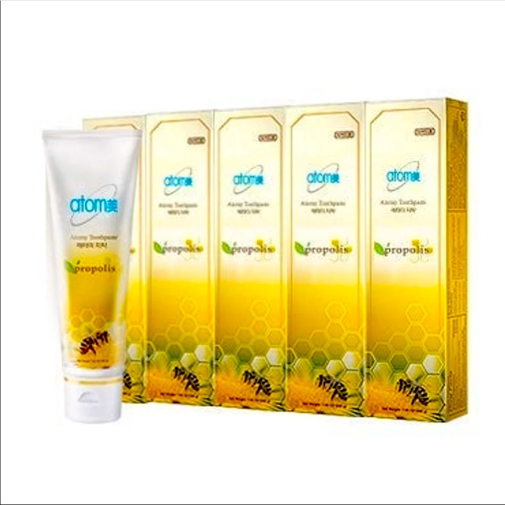 Atomy Propolis Toothpaste - Large [1 set of 5=7.05oz (200g)x 5ea] EXP:12/12/2024